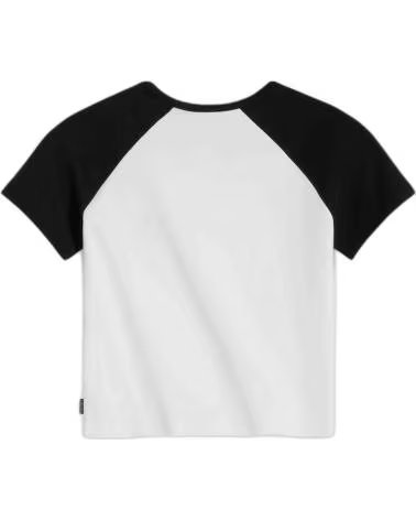 CONVERSE CAMISETA CONVERSE RAGLAN MANGA CORTA MUJER BLANCO