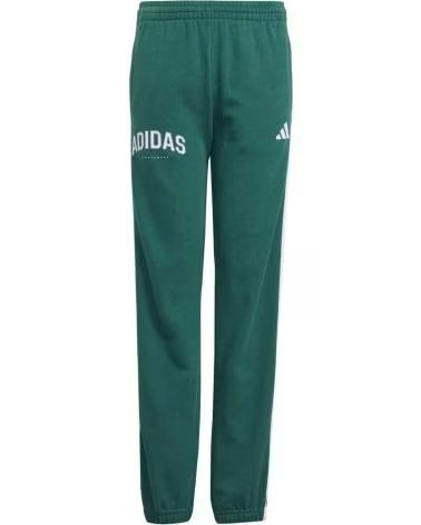 ADIDAS PANTALONI SPORTIVI ADIDAS ESSENTIALS A 3 STRISCE PER BAMBINO VERDE