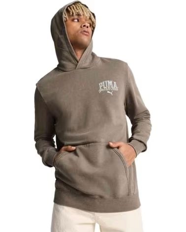 PUMA SUDADERA CON CAPUCHA PUMA PARA HOMBRE MARRON