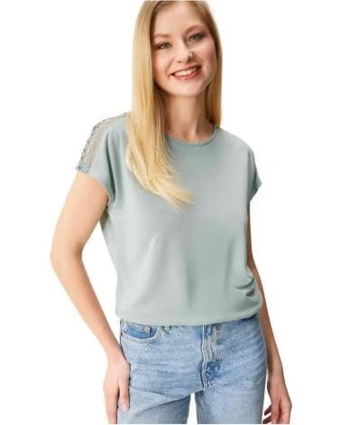 ONLY CAMISETA DE MANGA CORTA EN PARA MUJER VERDE