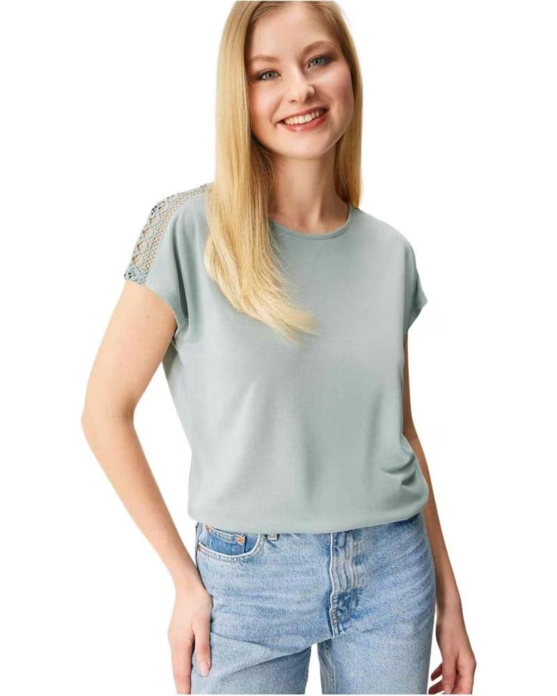 ONLY CAMISETA DE MANGA CORTA EN PARA MUJER VERDE