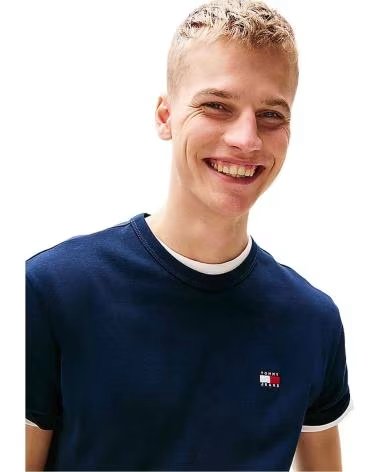 TOMMY JEANS TOMMY JEANS SHORT SLEEVE NAVY BLUE T-SHIRT AZUL
