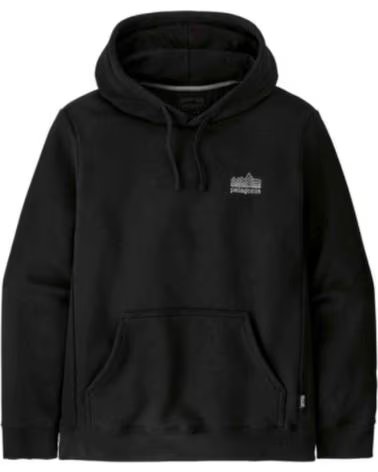 PATAGONIA SUDADERA PATAGONIA NEGRA CON GRÁFICO BLACK