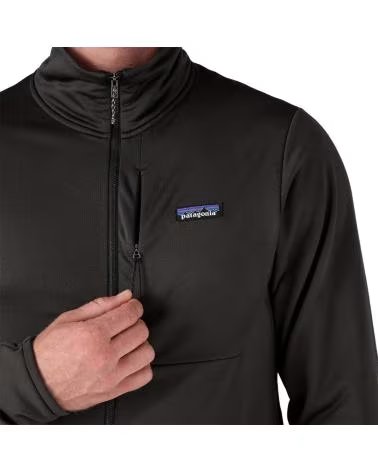 PATAGONIA GIACCA PATAGONIA UOMO NERA CON ZIP INTERA BLACK