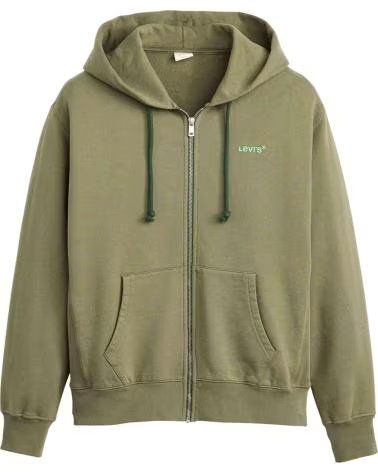 LEVIS LEVI´S MEN´S ZIP-UP HOODIE, GREEN, REF: 865603