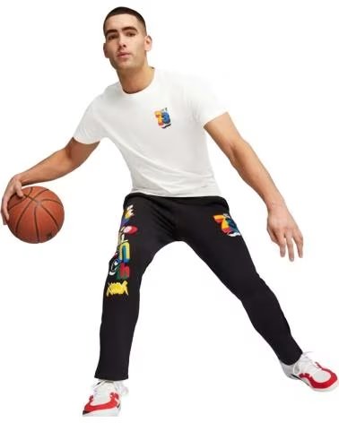 PUMA PANTALON DE SURVÊTEMENT PUMA POUR HOMME AVEC IMPRIMÉ GRAPHIQUE
