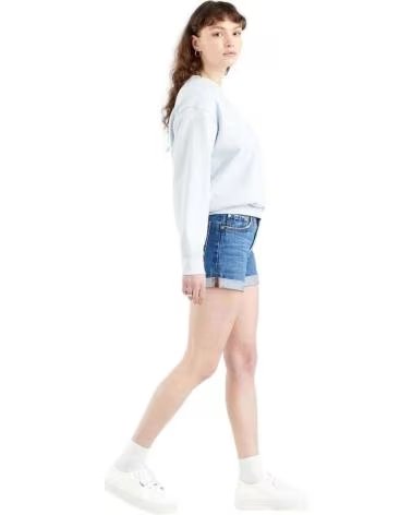LEVIS LEVI´S 501 WOMEN´S DENIM SHORTS DARK INDIGO DARK INDIGO - WORN IN