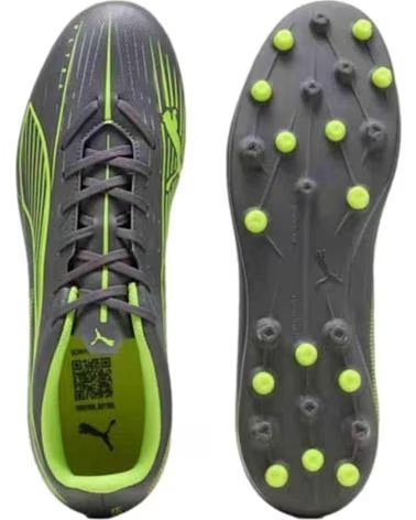 PUMA BOTAS DE FÚTBOL PUMA ULTRA FG MATTE AGED SILVER-YELLOW ALERT-PUMA AGED SILVER