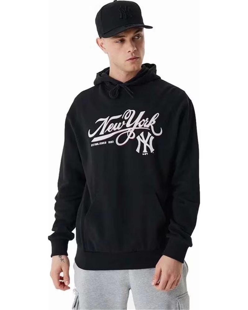 NEW ERA SUDADERA CON CAPUCHA NEW ERA NEW YORK YANKEES NEGRA PARA HOMBRE BLACK