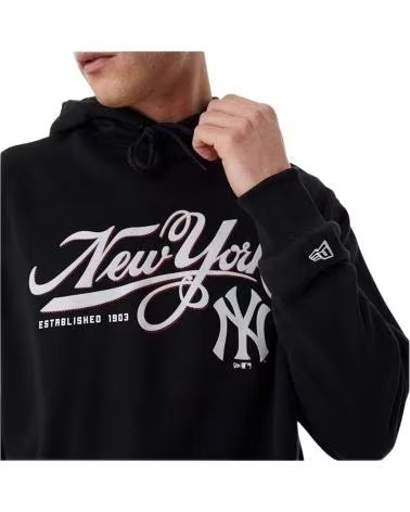 NEW ERA SUDADERA CON CAPUCHA NEW ERA NEW YORK YANKEES NEGRA PARA HOMBRE BLACK