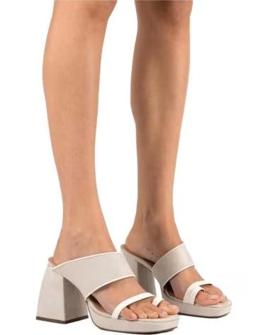 MIM MULES À TALON MIM ÉCRU POUR FEMME ECRU