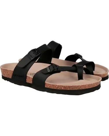 GENUINS SANDALIAS GENUINS DE MUJER EN NEGRO BLACK