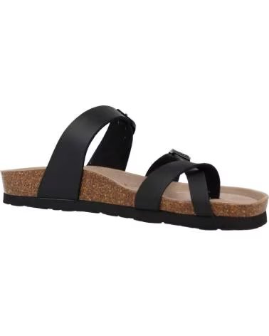 GENUINS SANDALIAS GENUINS DE MUJER EN NEGRO BLACK