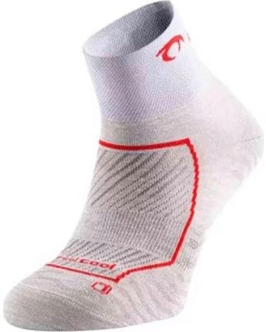 LURBEL CALCETINES EN PARA UNISEX GRIS HIELO-ROJO