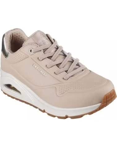 SKECHERS SKECHERS UNO - AIR COURT ZAPATILLAS MUJER BEIGE BLANCO