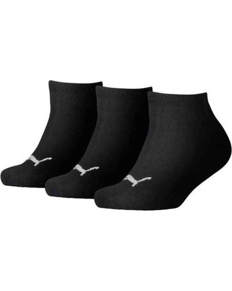 PUMA PUMA ESSENTIALS LOGO CREW SOCKEN 3 PAAR KINDER SCHWARZ BLACK