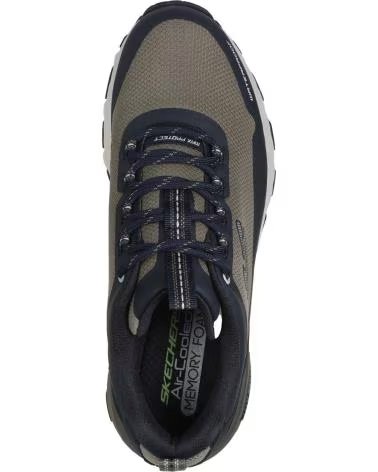 SKECHERS BASKETS SKECHERS GOODYEAR PERFORMANCE HOMME BLACK SYNTHETIC-MESH-GRAY TRIM