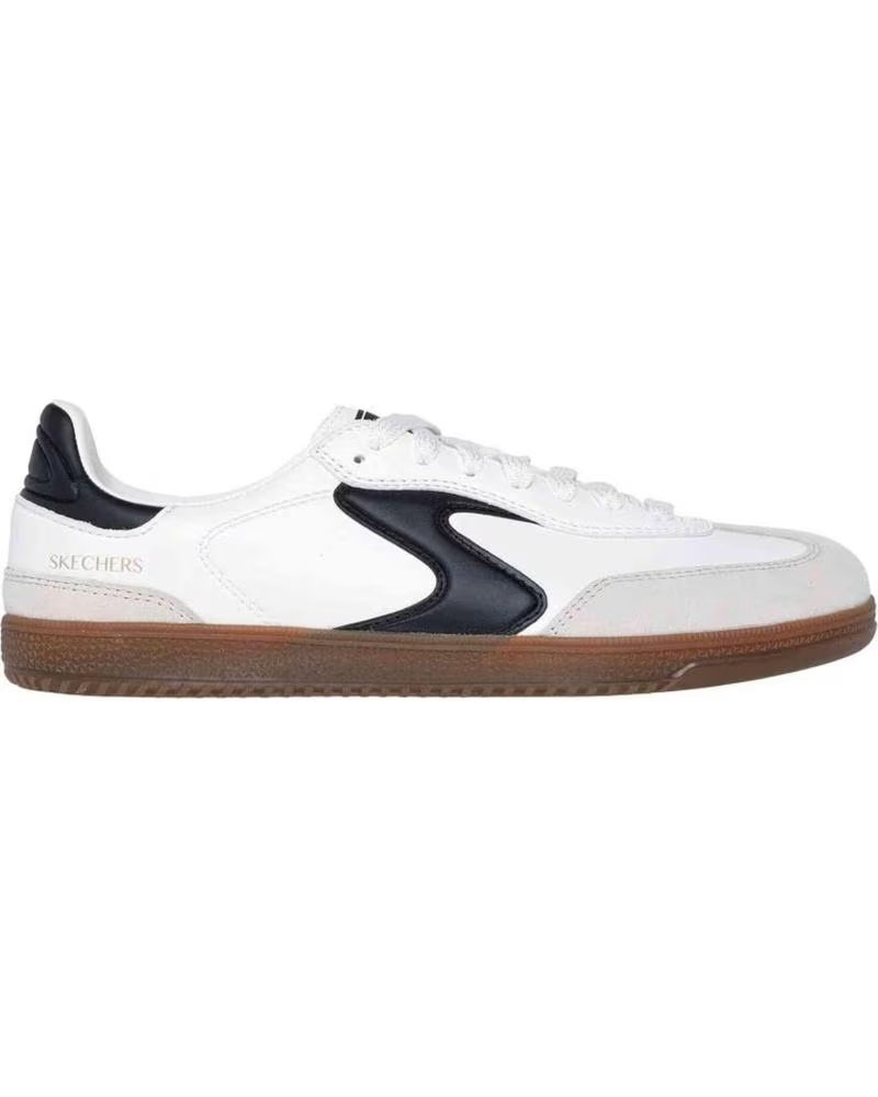 SKECHERS ZAPATILLAS 185232WBK EN MULTICOLOR PARA MUJER WHITE DURALEATHER-LEATHER^-BLACK TRIM