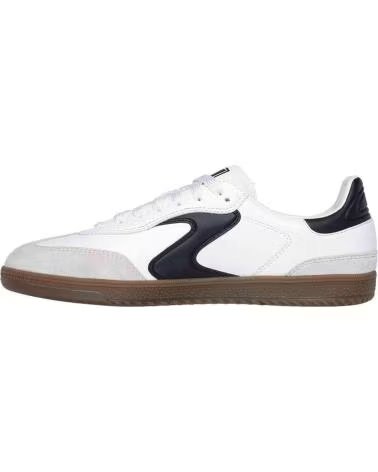 SKECHERS ZAPATILLAS 185232WBK EN MULTICOLOR PARA MUJER WHITE DURALEATHER-LEATHER^-BLACK TRIM