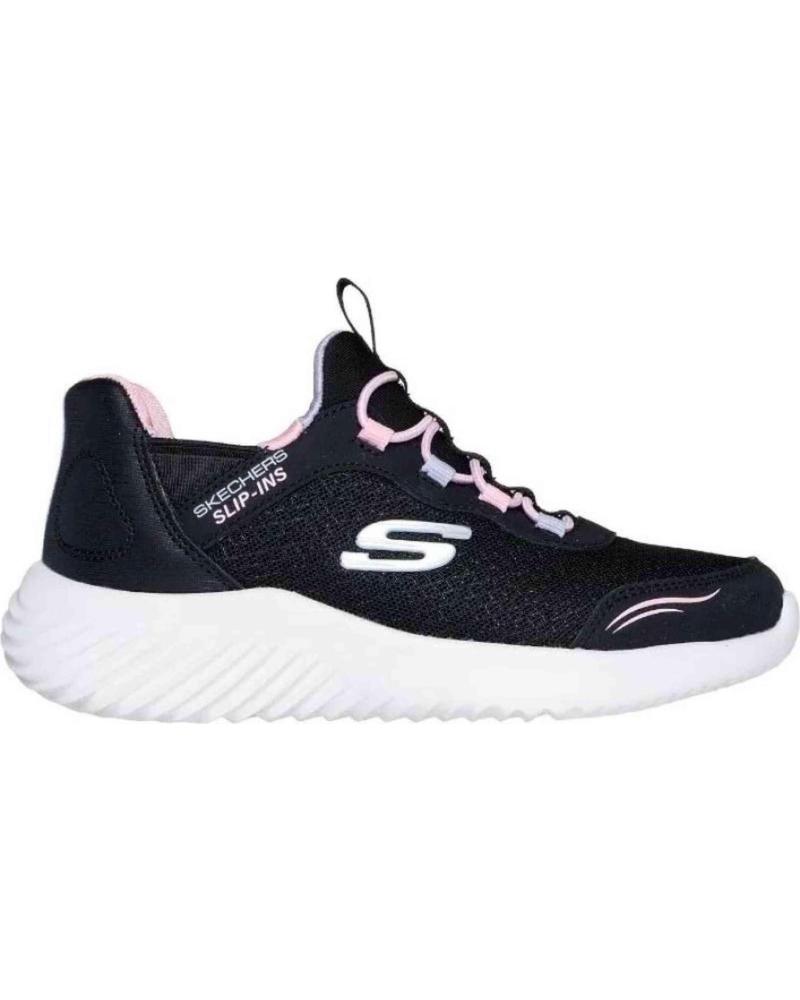 SKECHERS ZAPATILLAS EN MULTICOLOR PARA NINAS BLACK SYNTHETIC-TRIM