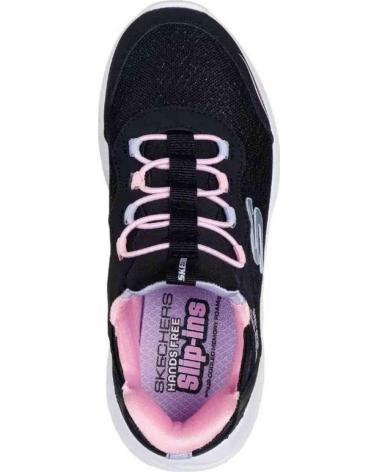 SKECHERS ZAPATILLAS EN MULTICOLOR PARA NINAS BLACK SYNTHETIC-TRIM