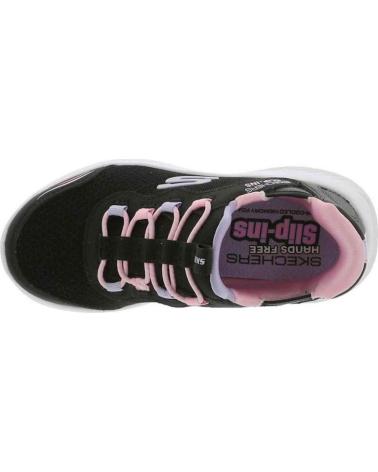SKECHERS ZAPATILLAS EN MULTICOLOR PARA NINAS BLACK SYNTHETIC-TRIM