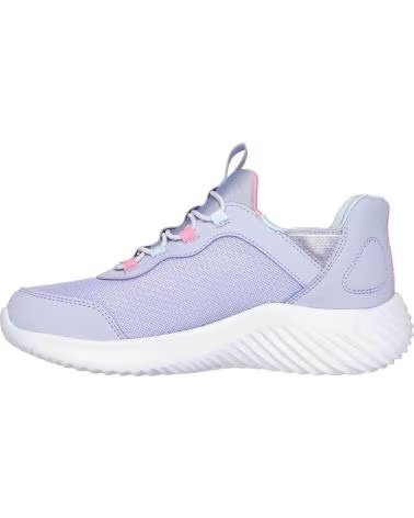 SKECHERS BASKETS SKECHERS FILLE LAVANDE LAVENDER SYNTHETIC-TRIM