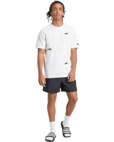 SHORT DE SPORT ADIDAS 1007371 NOIR-BLANC BLACK-WHITE