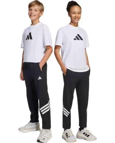 ADIDAS PANTALONI ADIDAS TRAINING 3-STRIPES UNISEX PER BAMBINI BLACK-WHITE