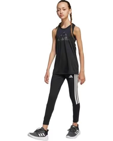 ADIDAS CALÇA COMPRIDA ADIDAS 3 LISTRAS INFANTIL UNISSEX PRETA BLACK-WHITE