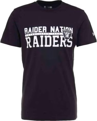 NEW ERA CAMISETA DE MANGA CURTA NEW ERA RAIDERS NATION MASCULINA
