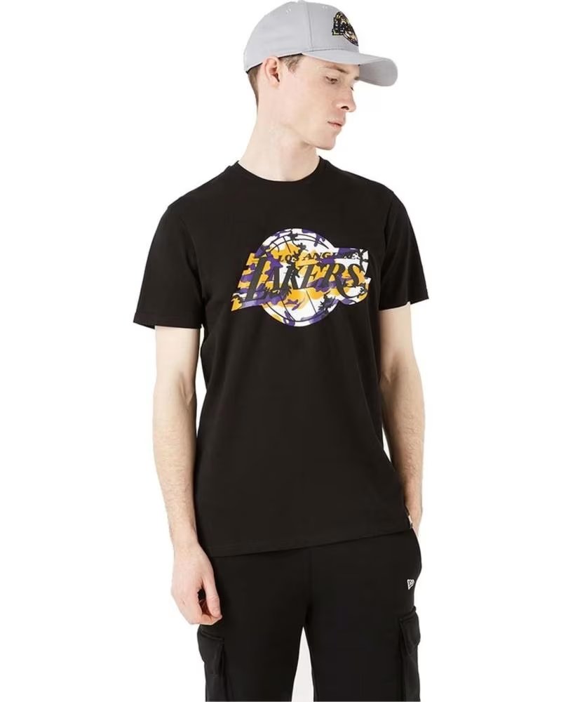 NEW ERA NEW ERA NBA LOS ANGELES LAKERS SHORT SLEEVE T-SHIRT MEN