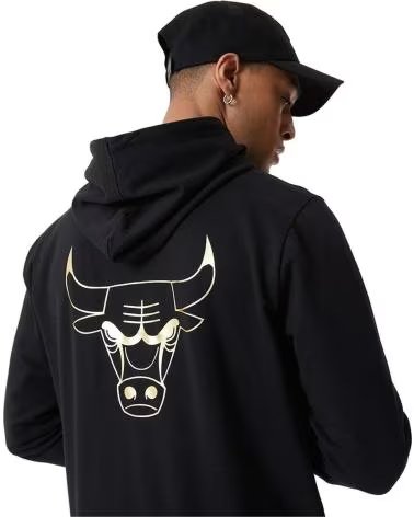 NEW ERA Sudadera Metalic Hoody Bulls - Masdeporte NEGRO