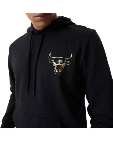 NEW ERA Sudadera Metalic Hoody Bulls - Masdeporte NEGRO