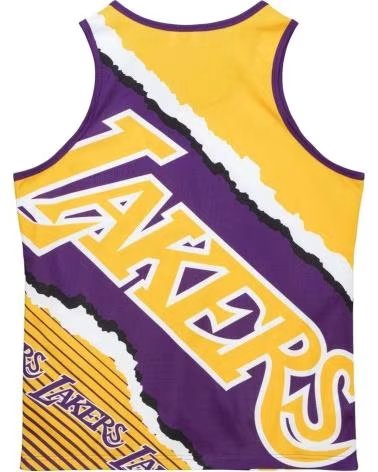 MITCHELL  NESS MAGLIA DA BASKET MITCHELL & NESS LOS ANGELES LAKERS DA UOMO
