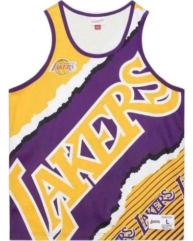 MITCHELL  NESS MAGLIA DA BASKET MITCHELL & NESS LOS ANGELES LAKERS DA UOMO