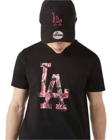 NEW ERA NEW ERA MEN´S BLACK LA DODGERS SHORT SLEEVE T-SHIRT