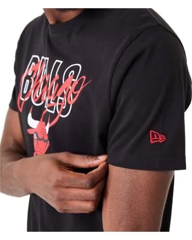 NEW ERA T-SHIRT CHICAGO BULLS PRETA
