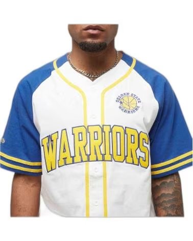 MITCHELL  NESS CAMISETA DE BALONCESTO MITCHELL & NESS WARRIORS PARA UNISEX