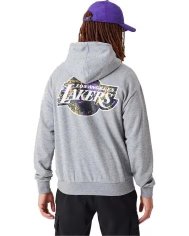 NEW ERA SWEAT À CAPUCHE NEW ERA LOS ANGELES LAKERS POUR HOMME