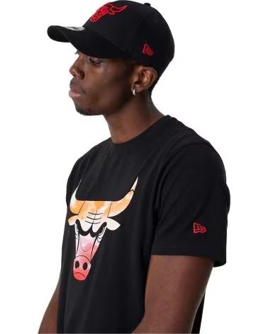 NEW ERA NEW ERA CHICAGO BULLS SHORT SLEEVE T-SHIRT WITH LOGO