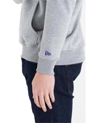 NEW ERA FELPA CON CAPPUCCIO UNISEX GRIGIA NEW ERA SACRAMENTO KINGS