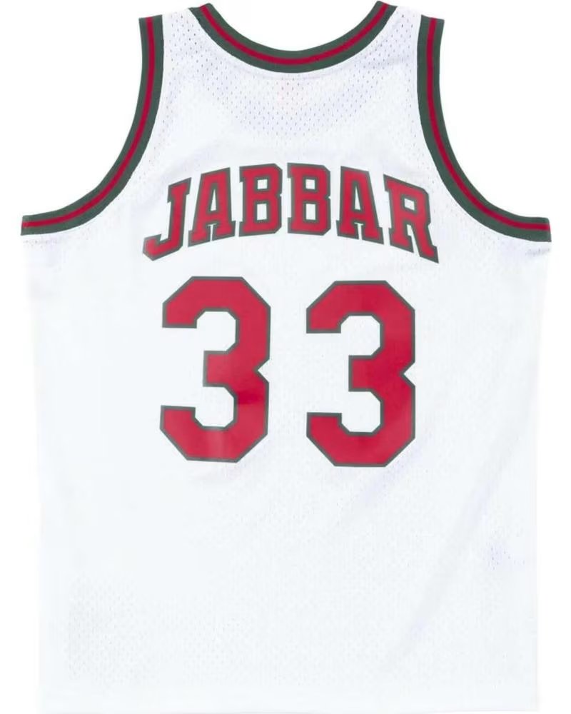 MITCHELL  NESS CAMISA MITCHELL & NESS NBA HARDWOOD CLASSICS KAREEM ABDUL-JABBAR 33 MILWAUKEE BUCKS