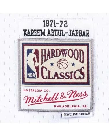 MITCHELL  NESS CAMISA MITCHELL & NESS NBA HARDWOOD CLASSICS KAREEM ABDUL-JABBAR 33 MILWAUKEE BUCKS