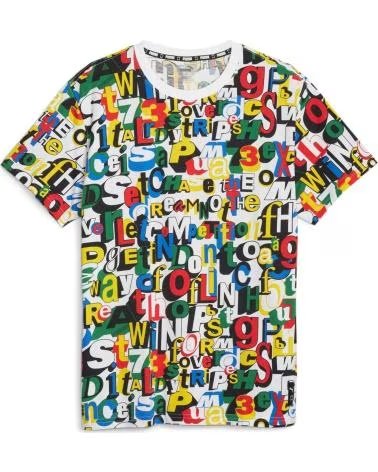 PUMA MAGLIA DA BASKET PUMA DA UOMO CON STAMPA GRAFICA