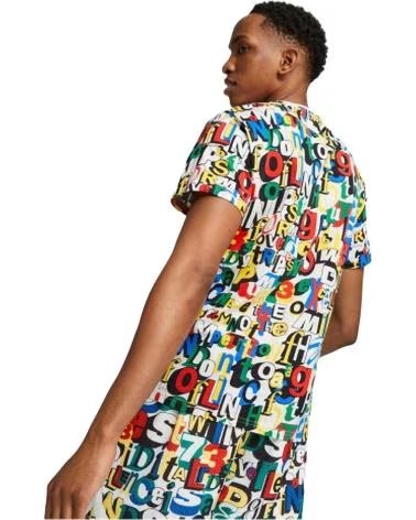 PUMA MAGLIA DA BASKET PUMA DA UOMO CON STAMPA GRAFICA