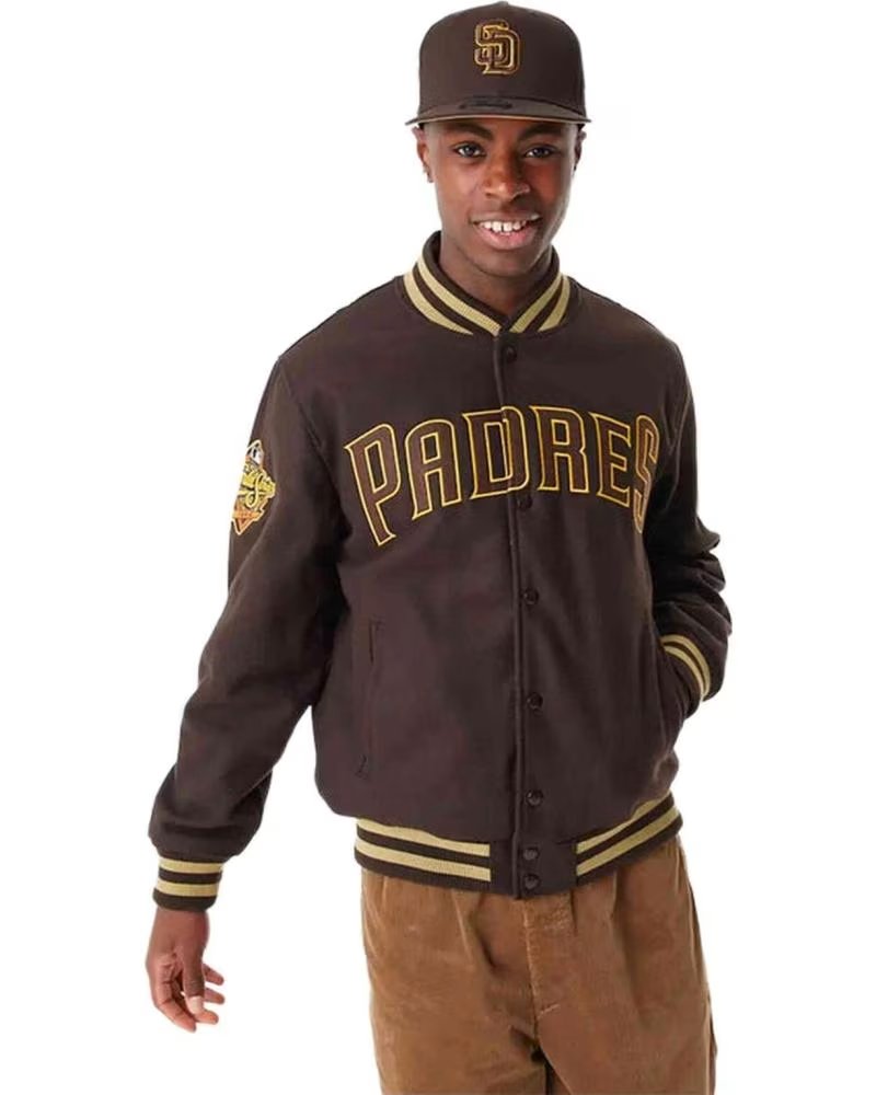 NEW ERA GIACCA BOMBER NEW ERA SAN DIEGO PADRES UOMO
