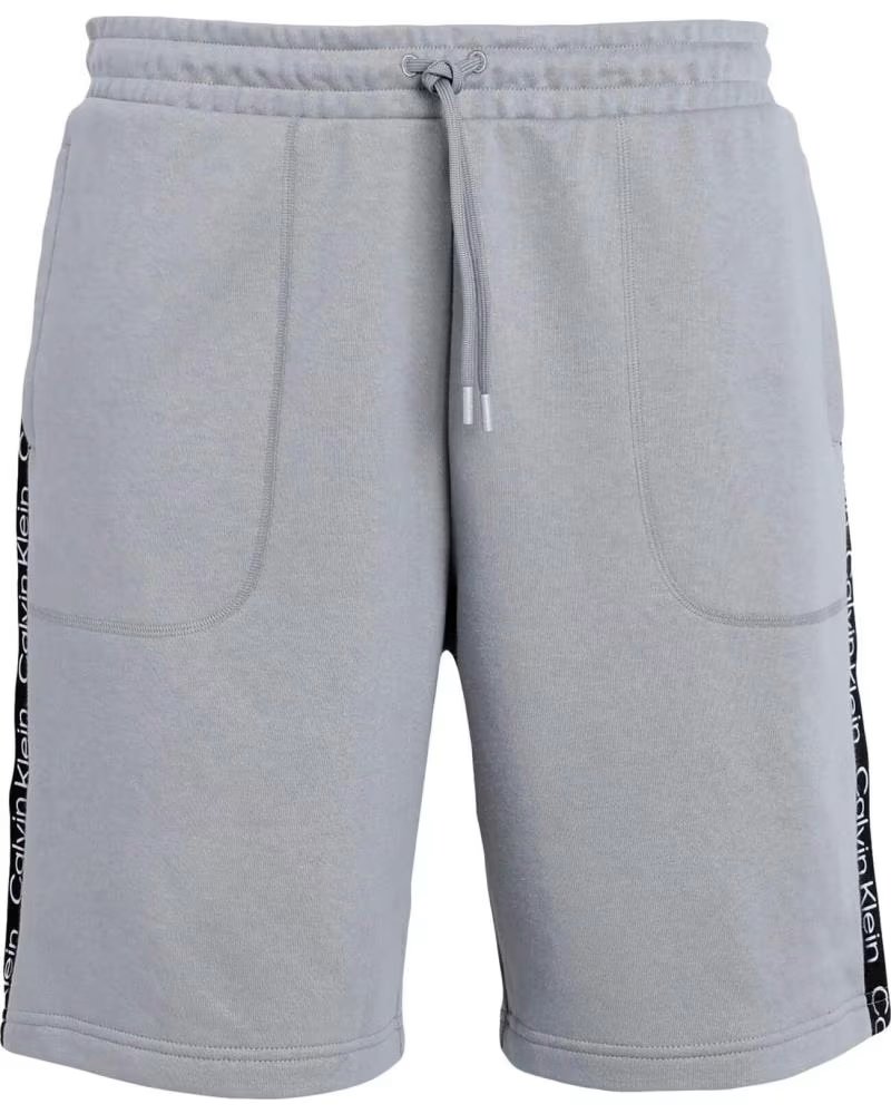 CALVIN KLEIN CALVIN KLEIN PANTALONCINO SPORTIVO GRIGIO DA UOMO GLACIER GRAY