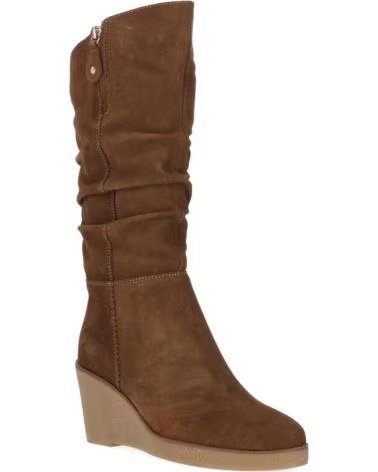 CHIKA10 STIVALI CON ZEPPA CHIKA10 DA DONNA IN CAMOSCIO BLU NAVY DEEP BLUE