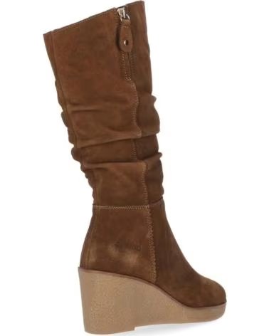 CHIKA10 STIVALI CON ZEPPA CHIKA10 DA DONNA IN CAMOSCIO BLU NAVY DEEP BLUE